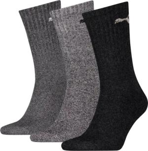 PUMA Socken "PUMA UNISEX CREW SOCK 3P" 3 Paar, mit farblichem Logo