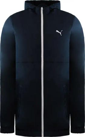 Puma Solid Herren Windbreaker-Jacke in dunklem Schiefergrau
