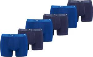 PUMA Sport Baumwoll-Herren-Boxershorts 6er-Pack Blau