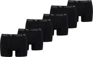 PUMA Sport Baumwoll-Herren-Boxershorts 6er-Pack Schwarz
