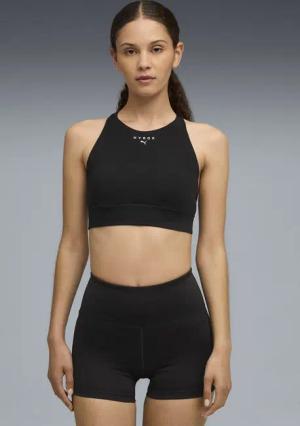 PUMA Sport-BH W X HYROX SHAPELUXE HIGH NECK BRA für Fitness entwickelt, DryCELL Technologie, atmungsaktives Material