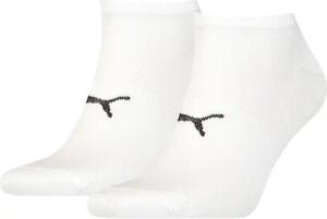 PUMA Sport leichte Unisex-Sneaker-Socken 2er-Pack Weiß