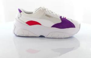 Puma Storm.y White/Purple Trainer - Frauen