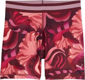 Puma Strong Floral Ribbon Short Tight 4"