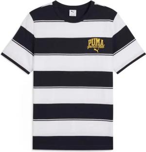 PUMA T-Shirt CLASS STRIPED TEE Regular Fit, Rundhalsausschnitt, mit Streifenprint, Kurzarm