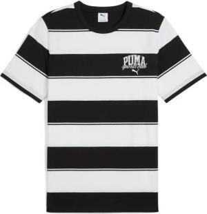 PUMA T-Shirt CLASS STRIPED TEE Regular Fit, Rundhalsausschnitt, mit Streifenprint, Kurzarm