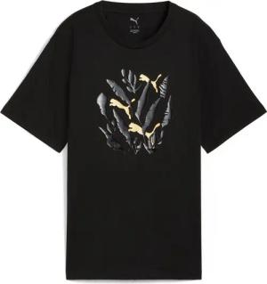PUMA T-Shirt GRAPHIC RELAXED LEAF TEE sportlicher Stil, Rundhalsausschnitt, mit kreativem Print