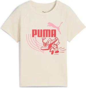 PUMA T-Shirt LITTLE RUNNERS TEE PS Regular Fit, Kurzarm, Rundhalsausschnitt, mit Print-Applikation