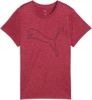 PUMA T-Shirt Puma Damen T-Shirt TAD ESSENTIAL Heather Logo Tee 525893