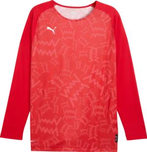 Puma Teamjaws Graphic Ls Shooting Shirt Rot F03