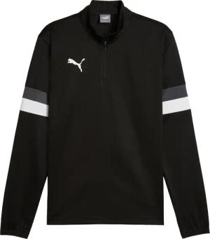 Puma - "TeamRISE" Oberteil mit kurzem Reißverschluss für Herren (Schwarz)