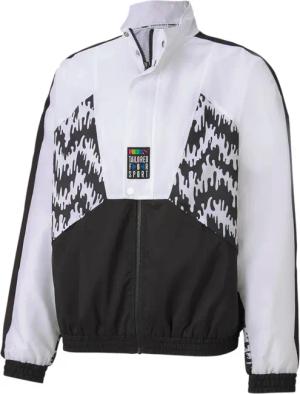 Puma TFS Track Top, die für Sport Zip Up Jacke weiß 597414 01 zugeschnitten sind