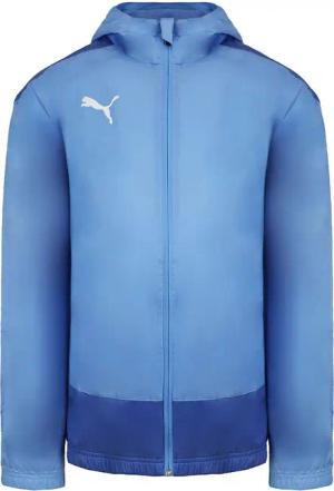PUMA -Tor Langarm Langarm Zipup Hellblau Herren mit Kapuze -Training Regenjacke 656559 18