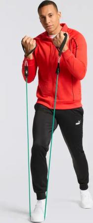 PUMA Trainingsanzug "POLY PIPING SUIT" 2 Stk. zweiteilig, mit Paspeldetails, mit hohem Kragen