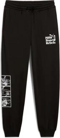 PUMA Trainingshose MID90S SWEATPANTS FL B für Jugendliche, sportlicher Stil, mit Print-Applikationen
