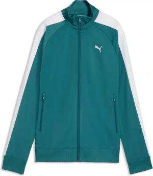 PUMA Trainingsjacke "T7 FOUNDATION POLY TRACK JACKET" ohne Kapuze mit Stehkragen, mit Reißverschluss, ohne Kapuze, Regular Fit