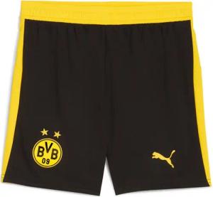 PUMA Trainingsshorts BVB SHORTS REPLICA W/ BLOCKING JR sportlicher Stil, für Fußball, atmungsaktives Material, Regular Fit