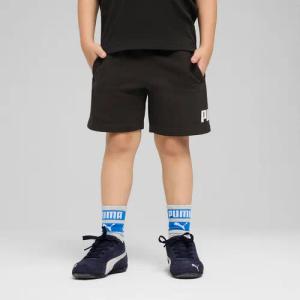 PUMA Trainingsshorts ESS NO. 1 LOGO SHORTS TR PS sportlicher Stil, für Kinder, aus Baumwollmischung, Regular Fit