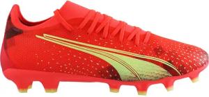 Puma Ultra Match FG/Ag Red Mens Football Stiefel