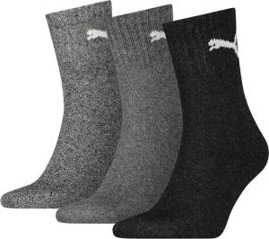 Puma Unisex Socken, 3er-Pack (Grau)