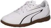 PUMA Vitoria IT Jr Indoor Fußball Mädchen|Jungen weiß