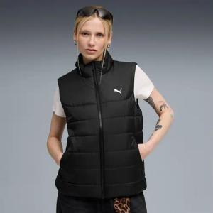 PUMA Winterjacke ESS PADDED VEST mit Stehkragen, wasserabweisendes Material, mit Eingrifftaschen