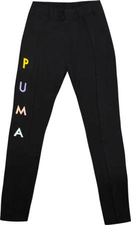 Puma Womens Fierce Cat Leggings Grafiklogo enge schwarze 579064 01