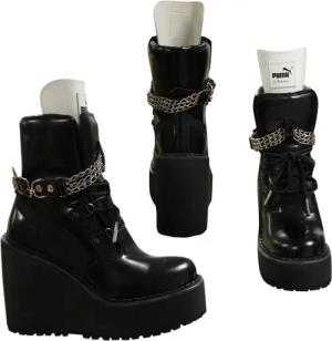 Puma x Fenty Black Grunge Stiefel - Frauen