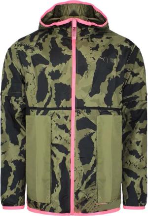 Puma x First Mile Windcell Herren Black/Green Woven Jacke