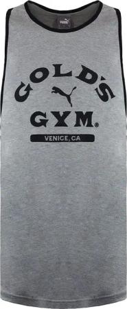 Puma x Golds Fitnessstudio Herren graue Weste