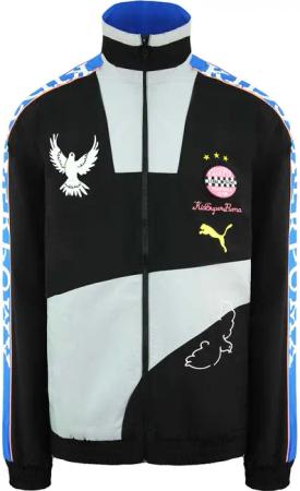 Puma x Kidsuper Studios Langarm Zip Up Blue Herren Track Jacke 598461 01