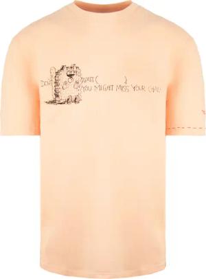 Puma x Michael Lau Long Tee Kurzarm Crew Neck Peach Herren T-Shirt 530362 26