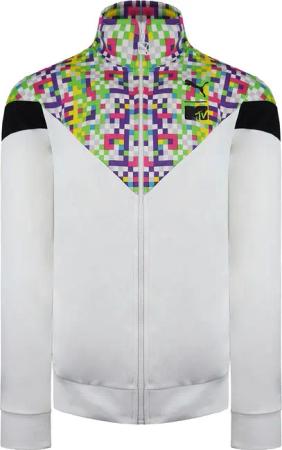 Puma x MTV MCS Herren Weiße Trainingsjacke