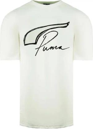 Puma x Rhugi Kurzarm Crew Crew Hals weiße Herren T-Shirt 589066 02
