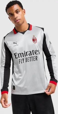 PUMA x Slam Jam AC Milan Long Sleeve Shirt - Herren, Silber