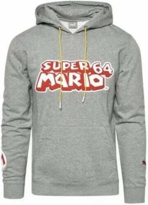 Puma x Super Mario Nintendo Langarm Pullover Grey Herren Hoodie 589098 01