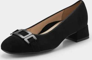 Pumps mit modischer Verzierung - schwarz - Gr. 42 von Goldner Fashion