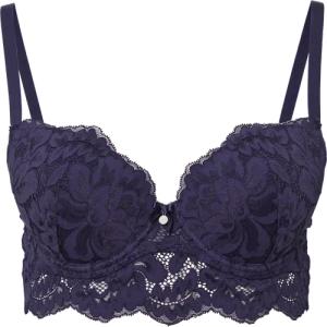 Push-Up BH mit floraler Spitze