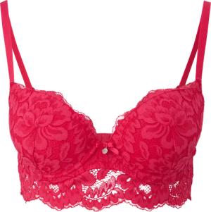 Push-Up BH mit floraler Spitze