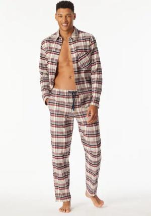 Pyjama Flanell kariert multicolor - X-Mas Family 52