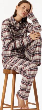 Pyjama lang Webware multicolor kariert - X-Mas Family 46