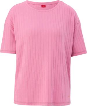 Pyjama-Shirt mit Rippstruktur