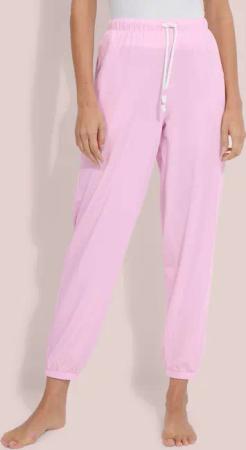 Pyjamahose aus softem Baumwoll-Jersey - rosé - Gr. XL von Goldner Fashion