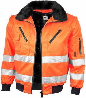 QUALITEX HIGH QUALITY WORKWEAR Pilotenjacke signal warnorange Damen: 64 Herren: 5XL