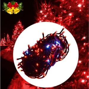 Qualra LED-Lichterkette 20M Weihnachtslichterkette 156/200LEDs Lichterkette Außen, für Weihnachten Party Garten Innen Deko