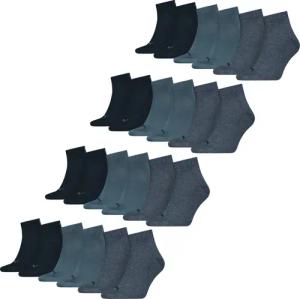 Quarter Socken 12 Paar weich komfortabel Herren Damen Unisex - Soft Cotton