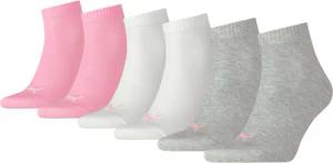 Quarter Socken 3 Paar weich komfortabel Herren Damen Unisex - Soft Cotton