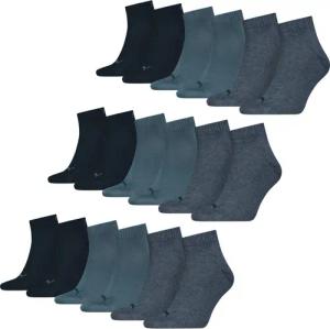 Quarter Socken 9 Paar weich komfortabel Herren Damen Unisex - Soft Cotton