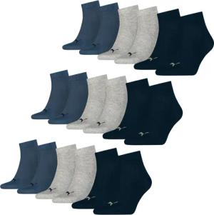 Quarter Socken 9 Paar weich komfortabel Herren Damen Unisex - Soft Cotton