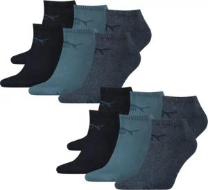 Quartersocken - PUMA HERREN DAMEN UNISEX SNEAKER CLYDE 12er Pack